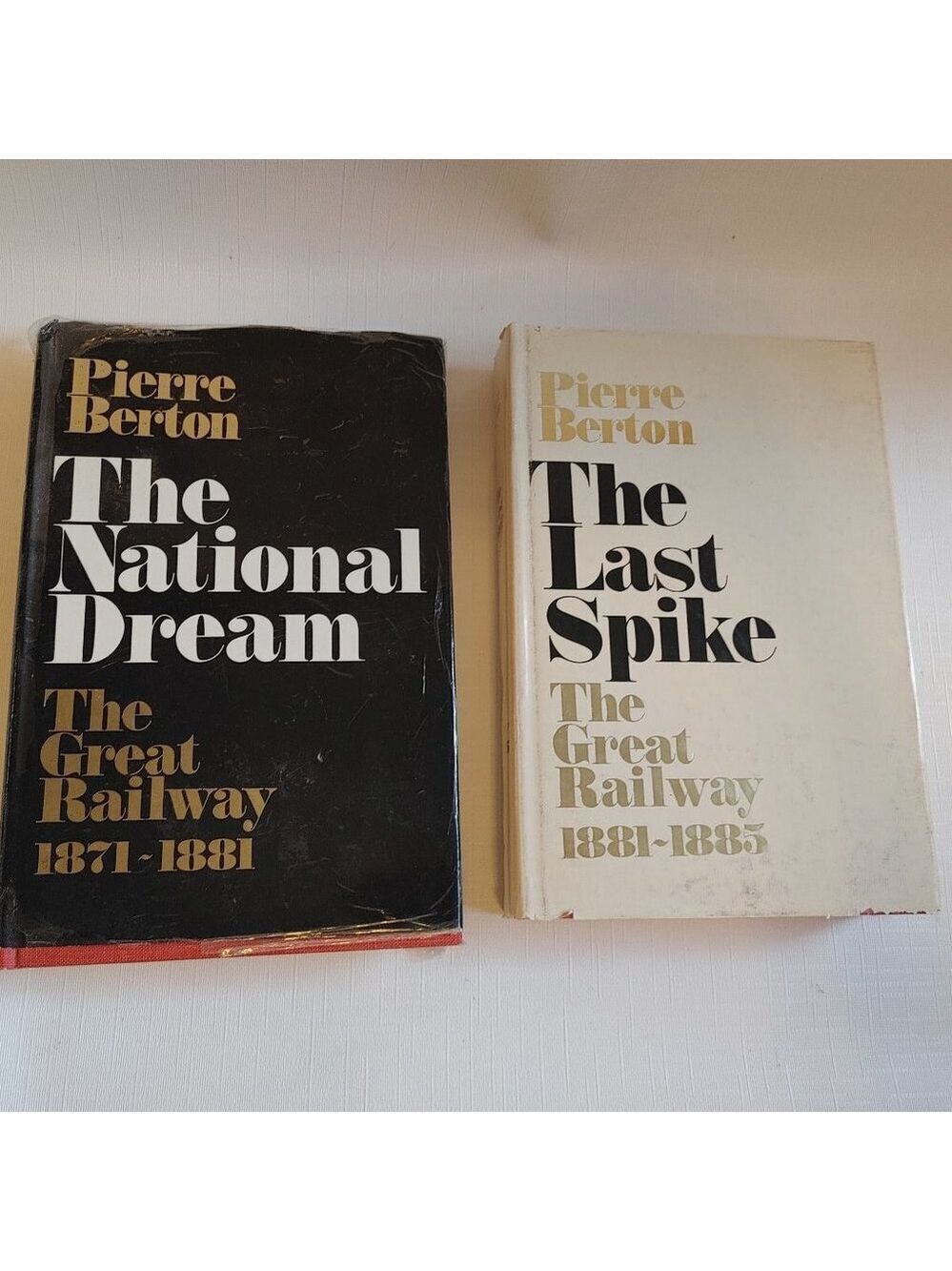 Pierre Berton  Railway Book Lot The National Dream and The Last Spike